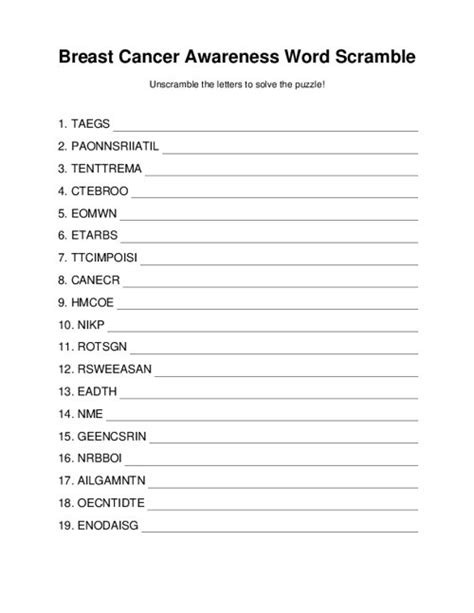 unscramble breast.